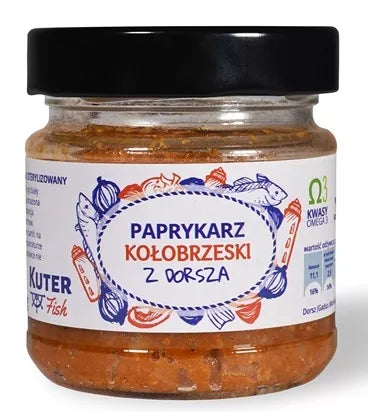 KUTERFISH Paprykarz z dorsza z ryżem (155g)
