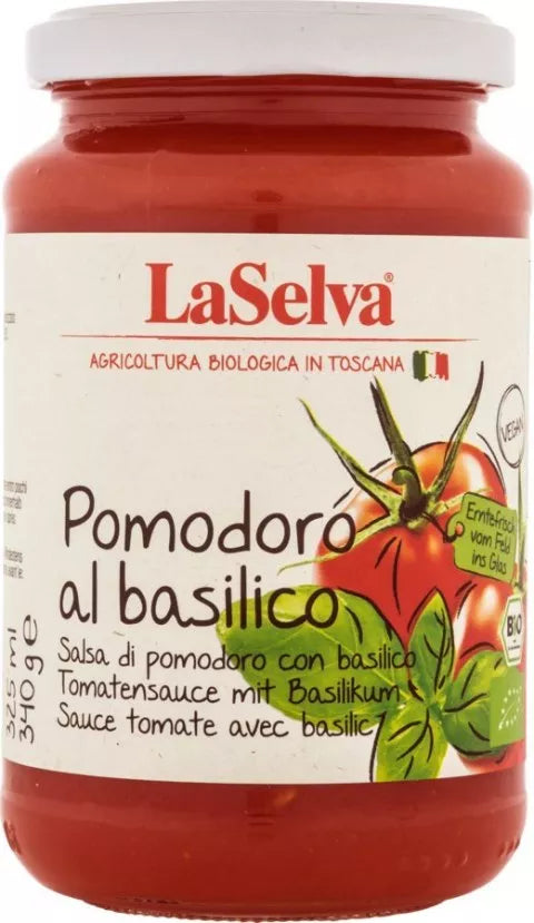LA SELVA Sos pomidorowy dla dzieci BIO (340g) - LA SELVA