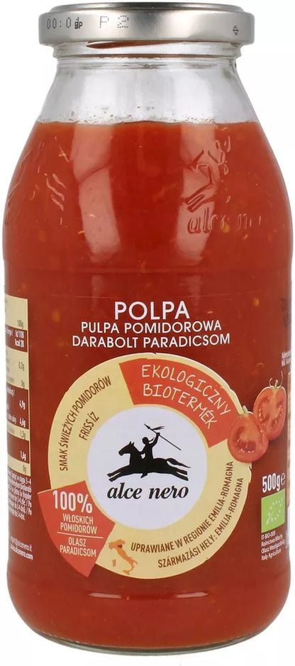 ALCE NERO Przecier pomidorowy [passata] (500g) - BIO