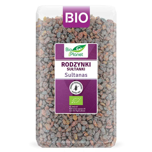 BIO PLANET Rodzynki sułtanki (1kg) - BIO