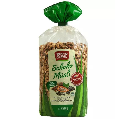 ROSENGARTEN Musli z czekoladą (750 g) - BIO
