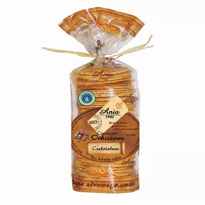 ANIA Ciasteczka orkiszowe bez cukru czekoladowe (120g) - BIO