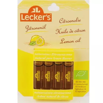 LECKERS Aromat cytrynowy (4 x 2ml) - BIO