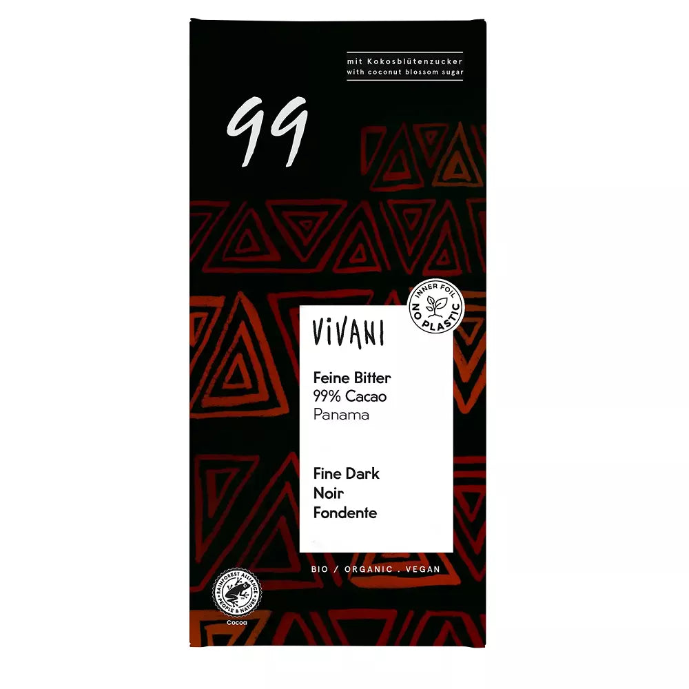VIVANI Czekolada gorzka 99% kakao (80g) - BIO