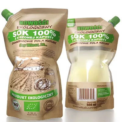 *CHARSZNICKIE POLA Sok z ogórków kiszonych (500ml) - BIO (f)