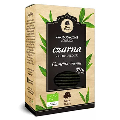 DARY NATURY Herbata czarna cejlońska 37,5g (25x1,5g) - BIO
