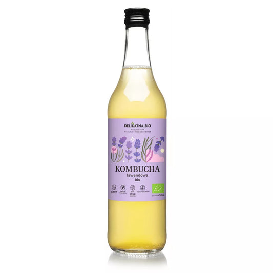 *DELIKATNA Kombucha lawendowa (500ml) - BIO