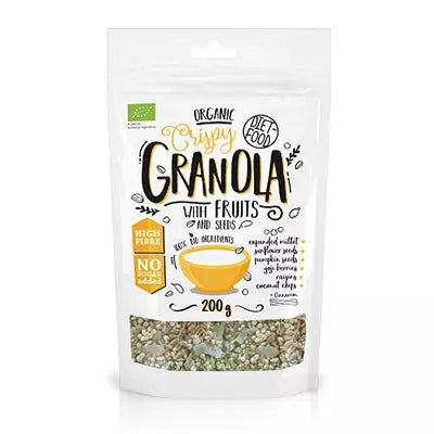 DIET-FOOD Granola orzechowa (200g) - BIO