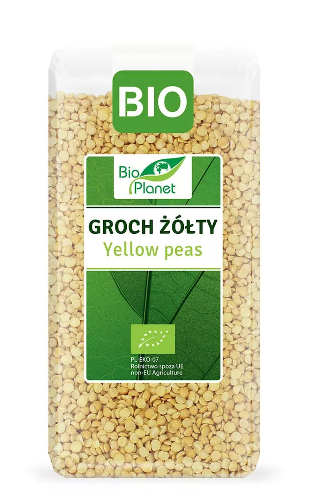 BIO PLANET Groch żółty połówki (400g) - BIO
