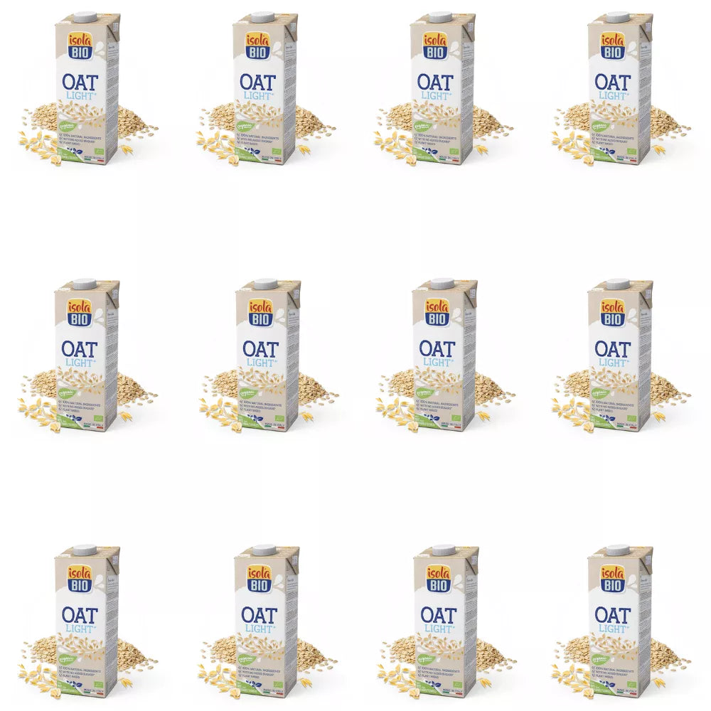 12x ISOLA Napój owsiany ekolgiczny Light (1l) - BIO (zbiorcze)
