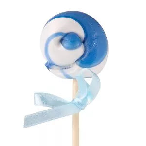 KRAINA SŁODKOŚCI Lizak o smaku jagodowym słodzony stewią wykonany ręcznie (20g)