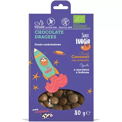 MEGUSTO Draże czekoladowe bezglutenowe (80g) - BIO