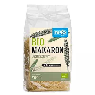 NIRO Makaron orkiszowy nitki luksusowe (250g) - BIO