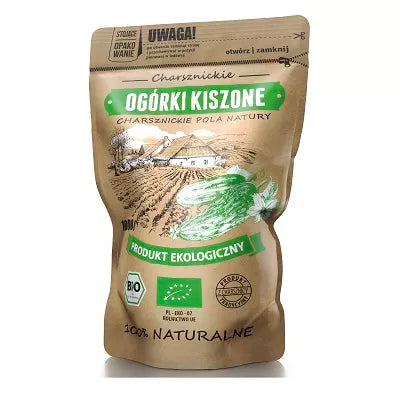 *CHARSZNICKIE POLA Ogórki kiszone ekologiczne (500g) - BIO
