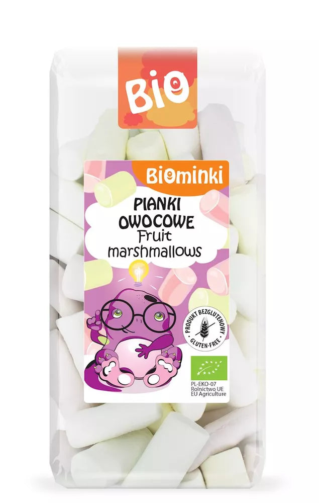 BIOMINKI Pianki owocowe bezglutenowe (100g) - BIO