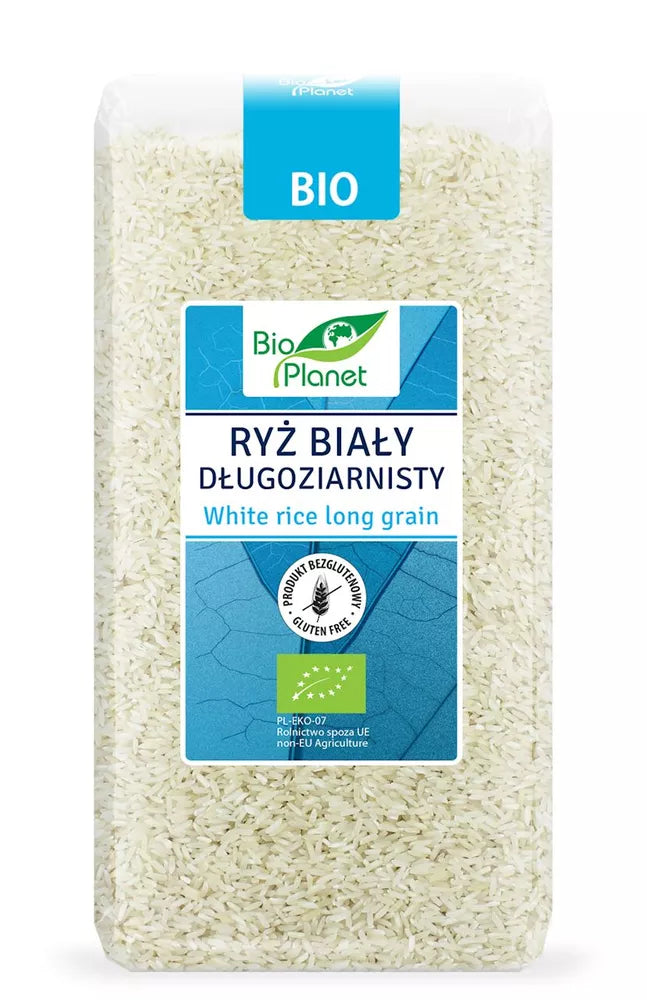 BIO PLANET Ryż biały długoziarnisty (500g) - BIO