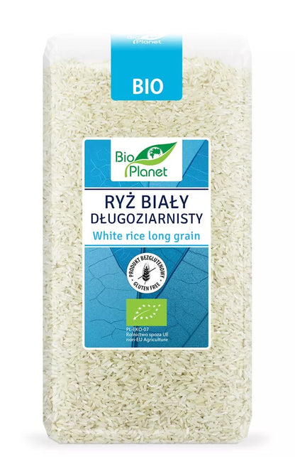 BIO PLANET Ryż biały długoziarnisty (500g) - BIO