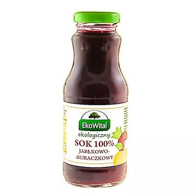EKOWITAL Sok jabłkowo - buraczkowy 100% (250ml) - BIO