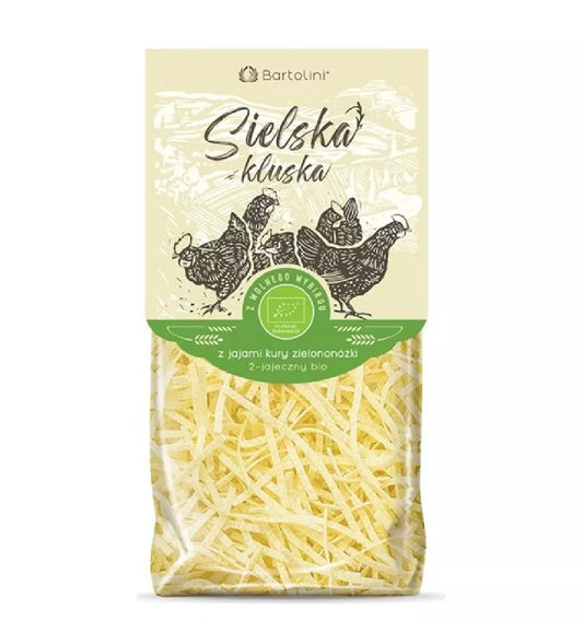 BARTOLINI Sielska Kluska z jajami od kur zielononóżek - krajanka (250g) - BIO