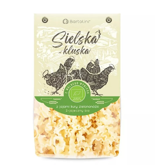 BARTOLINI Sielska Kluska z jajami od kur zielononóżek - krajanka (250g) - BIO